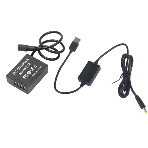 XT2 XT3 XT20 Dummy Battery DC Power Supply with USB Drive Cable Compatible 1