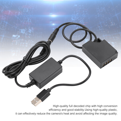 XT2 XT3 XT20 Dummy Battery DC Power Supply with USB Drive Cable Compatible 2