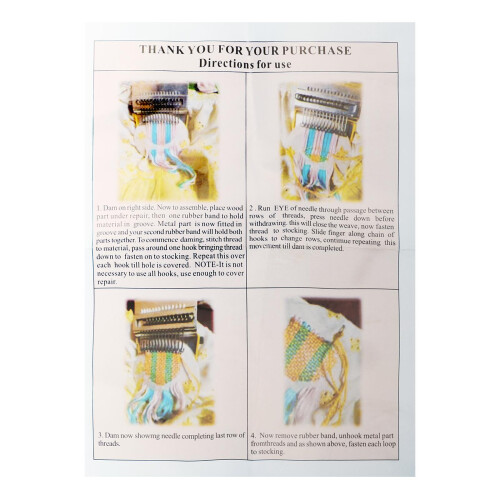 Hand Weave Tool Mini DIY Darning Patching Machine for Beginners 2