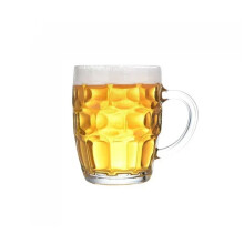 Elegant Large Capacity 260ml Beer Glass with Handle for Wheat Beer and Beverages