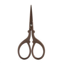 Vintage Stainless Steel Sewing Scissors Classical Cutter DIY Crafts Sizes Materials Little Golden Cutter Tea Color