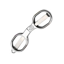 Folding Scissors Stainless Steel Telescopic Cutter Portable Travel Safe For Home Office Silver