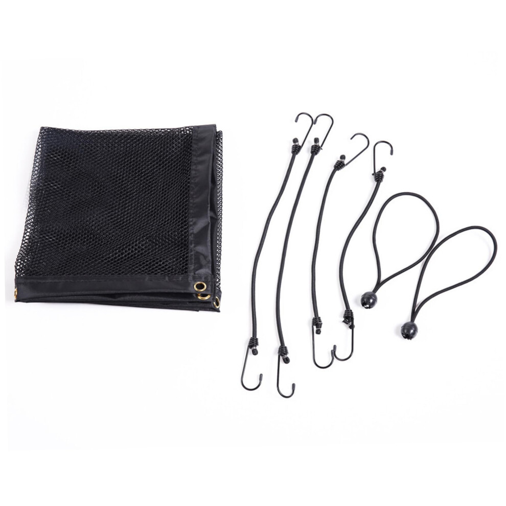 Dog Net For Car 45X24 Inch Backseat Mesh Barrier With Adjusting Rope And Hook Portable Pet Net For Suv 9347817854800