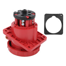 380415V 63A Industrial Plug 3P+N+E 5 Pin Oblique Waterproof Connector IP67