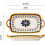 White Ceramic Dinner Plate Set with Salad Bowl, ScratchResistant and Stackable Dining Tableware 2