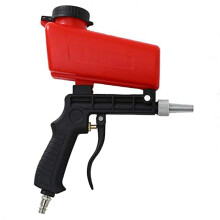 Air Sand Blasters Portable Home DIY Sandblasting Gun, Speed Blaster Sand Spray Gun, Red