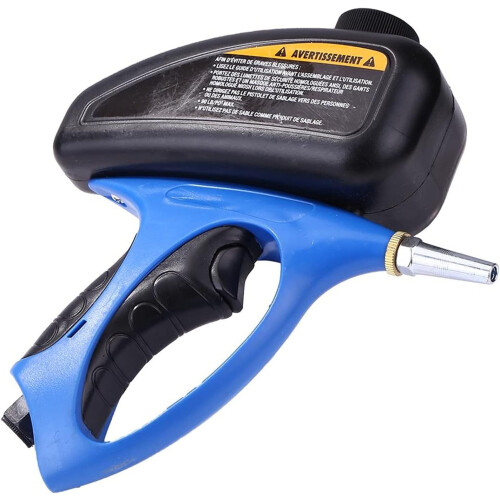 Handheld Pneumatic Antirust Sandblaster Mini GravityFeed Portable Air Sandblasting Tools For Rust Removal 1