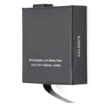 1300mAh LiPo-Akku für SJ9/SJ10 Action-Kamera, Schwarz, 52g