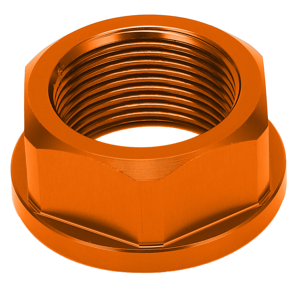 Billet Aluminum Axle Nut, M20x1.5 Replacement Axle Nut For Ktm & Husqvarna Motorcycles, Cnc Machined Lightweight Durable Bolt With Corrosion 9358999282022