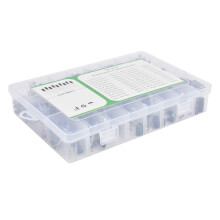 24 sortes 500 pièces 0.1uF-1000uF aluminium 7x30