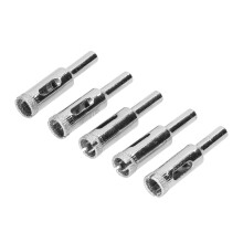 5 Stück Glas- & Fliesenbohrer aus Baustahl, 12 mm Durchmesser