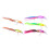 Fishing Lures With Through-wire Construction, Simulation Squid Design, Sharp Treble Hooks, Streamlined Baits, Perfect For Targeting Predatory Fish In 3