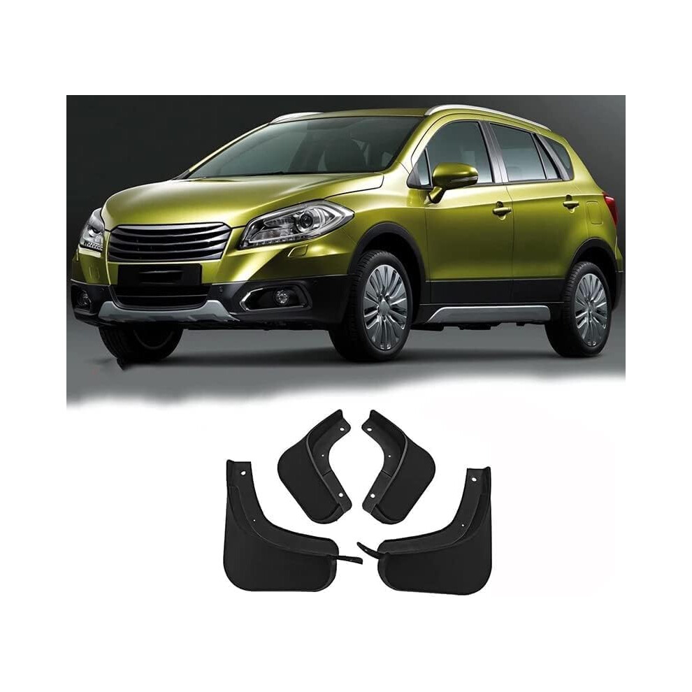 4 Pcs Car Mud Flaps Splash Guards For Suzuki Sx4 Scross 20072020 Front And Rear Weather Resistant 9187378620786
