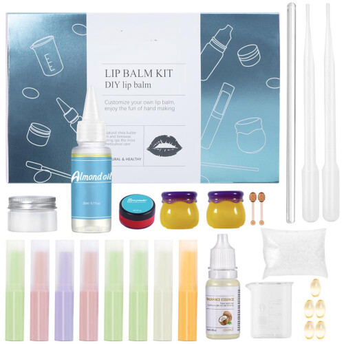 Κιτ Κατασκευής Lip Gloss, Ενυδατική Κρέμα & Υπέροχα Χρώματα, Διασκέδαση με Φυσικά