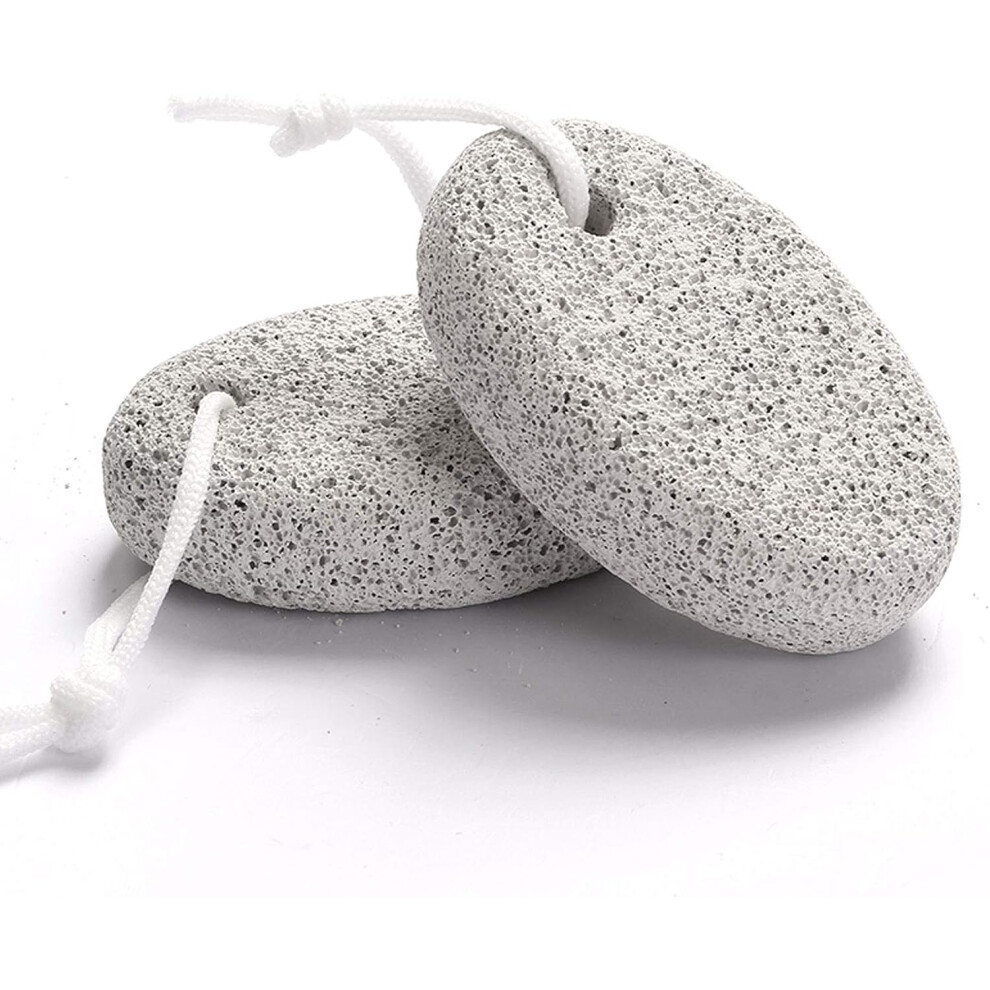 Relaxing Ritual: Natural Lava Pumice Stone for Foot & Hand Care, Easy to Use & Perfect for Moist Skin Exfoliation (2-Pack) For Nightclubs
