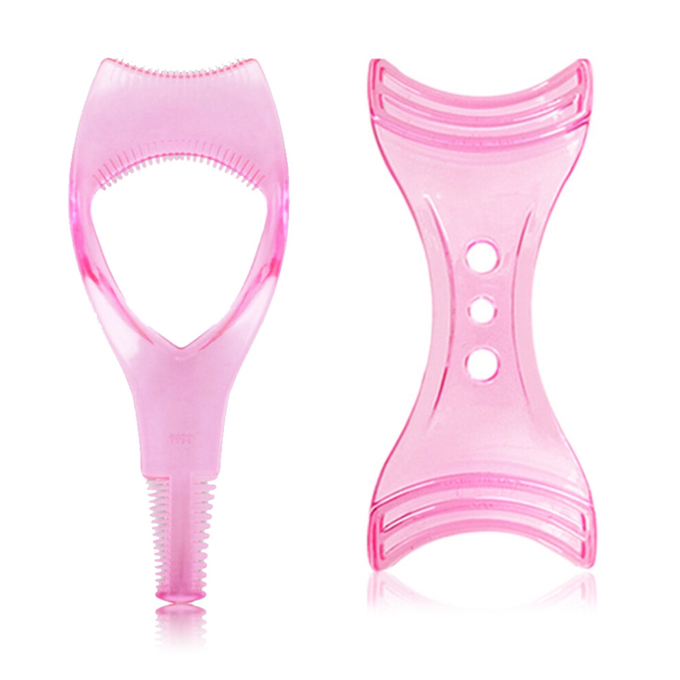 2PCS/Set Professional Makeup Tools, Eyelash & Eyeliner Baffles with High-Quality Plastics for Precise and Hygienic Application, Easy Handling for