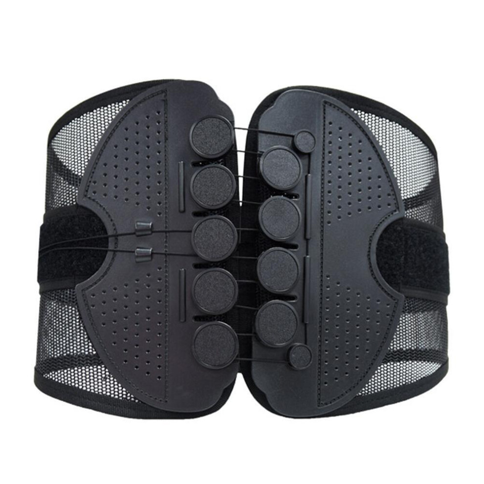 Lumbar Support Brace, Breathable Design, Corset Effect, Spine Stabilization, Pain Relief for Lower Back Conditions (Ideal for Long Wear)