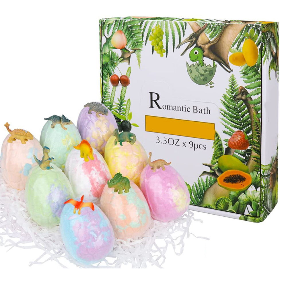Moisturizing Bath Bombs for Kids, Fizzy Dream World with Surprise Inside, Natural Ingredients & Organic Shea Butter for a Nurturing & Exciting Bath