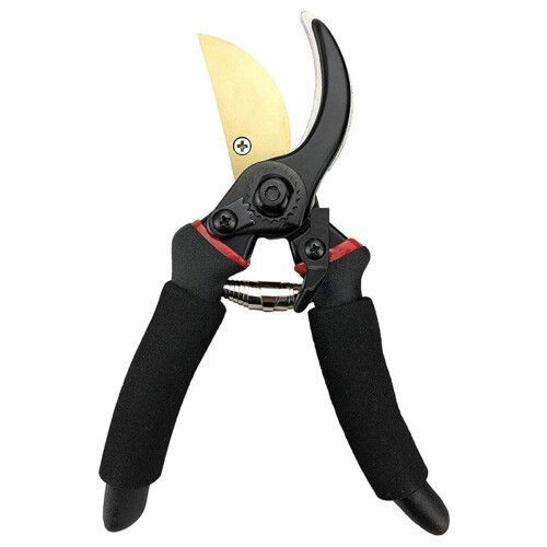 Professional Bypass Pruning Shears with Ergonomic NonSlip Grip and  Titanium Blade for Fruit Trees