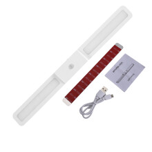 Oświetlenie podszafkowe LED, super jasne żarówki 20LED z czujnikiem ruchu do sypialni, pokoju dziecięcego, garderoby, korytarza, warsztatu,