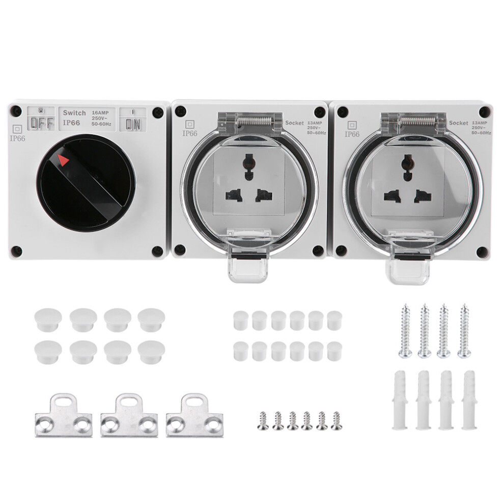 50Amp Nema 14-50R Receptacle, Weatherproof Rv Outlet Box Brings Versatility To Power Supply For Rvs, Electric Vehicles, Generators, And Welding 9138057287844