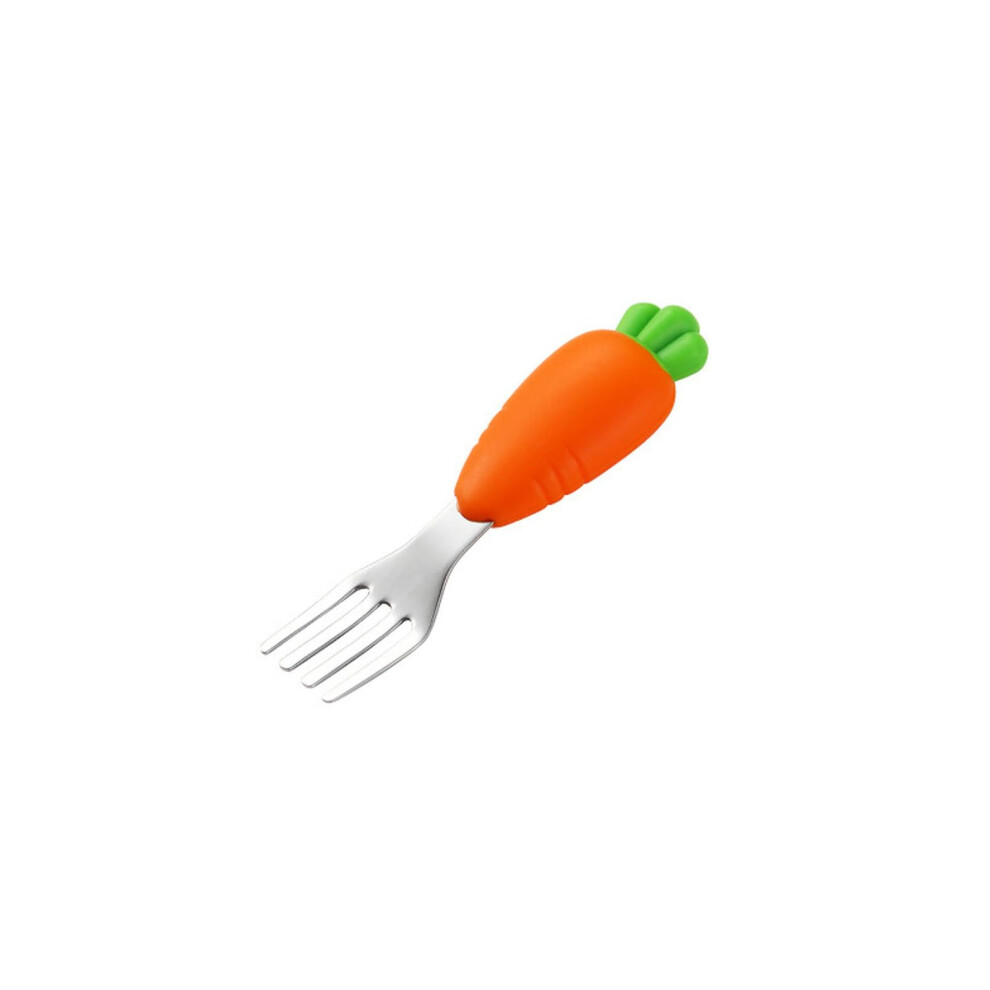 Silicone Suction Baby Plate Feeding Set with Fork and Spoon, Partitioned, Microwave Dishwasher Safe
