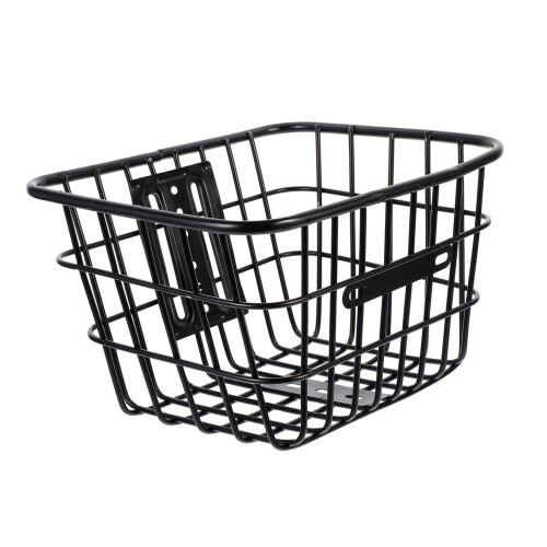Bike Accessories Iron Folding Front Handlebar Basket Pannier Bag for Bicycles Universal Front Mount Net Storage