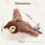 Electronic Interactive Flying Bird Cat Toy Flapping Wings,Sparrow Flapping Toy 4
