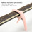 Light Pink ABS Guitar Capo with Metal Spring for Stringed Instruments 8