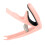 Light Pink ABS Guitar Capo with Metal Spring for Stringed Instruments 4