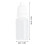 Durable 10ml Empty Eye Dropper Bottles 50Pcs with Secure Plugs and Funnel 7