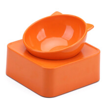 Support surélevé amovible pour chien, bol pour chat,-orange