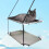 Hamac pour chats monté sur fenêtre, pour petits chatons et-Gris 3