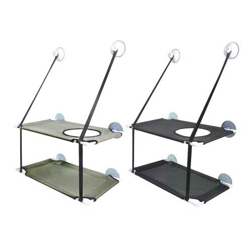 Hamac pour chats monté sur fenêtre, pour petits chatons et-Gris 1