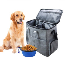 Pet Travel Shoulder Bag Multi-function Dog Food Tote for Carrier