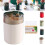 Automatic Toothpick Dispenser with OneTouch PopUp, Dustproof SingleHole, NonSlip Base, White 1