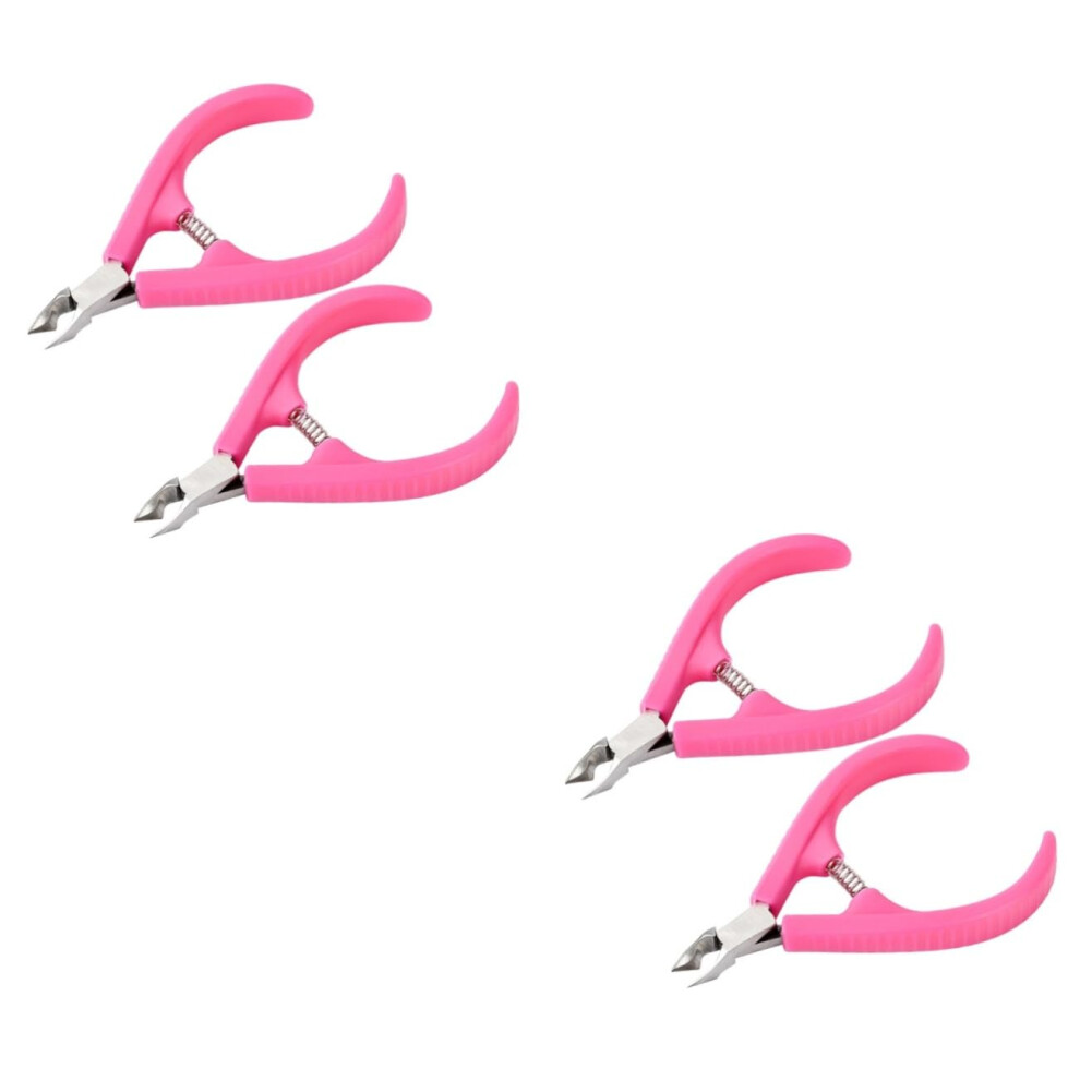 Nail Art Tool Kit Cuticle Nipper Nail Clippers Fingernail Clippers Manicure Clamp Trimmer Remover For Salons 2 Sets