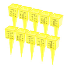 Rain Gauge 10pcs Wide Mouth Rainfall Measuring Cups for Accurate Garden and Lawn Water Control