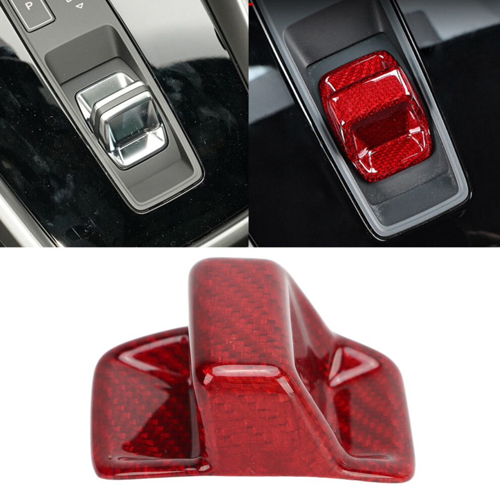 Carbon Fiber Gear Shift Knob Cover For A3 S3 Rs3 8Y 2021+ Red 4931377606365