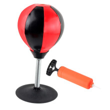 Desktop Stress Relief Punching Ball with Strong Suction Cup, PU Material Fidget Toy for Office Relaxation, Random Color