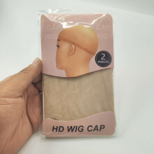 (Beige Color) Unisex HD Wig Cap - Breathable Knit Fabric, Adjustable Fit for Natural Look, Comfortable Secure Fit for Men Women