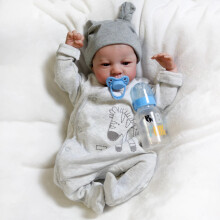 (D-18" Boy-Cloth Body) Realistic Reborn Baby Dolls Vinyl Silicone Real Life Newborn Girl Boy Doll Gifts