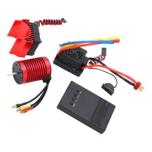 Bürstenloser Motor für RC-Cars, drehmomentstarker, wasserdichter bürstenloser Motor mit CNC-gefrästem Aluminium-Kühlkörper und hochreinen