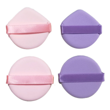 Make-up-Schwamm aus Velours, dreieckiger Puderquaste mit Band, superweiches, seidiges und hautfreundliches Material, beständig gegen hohe