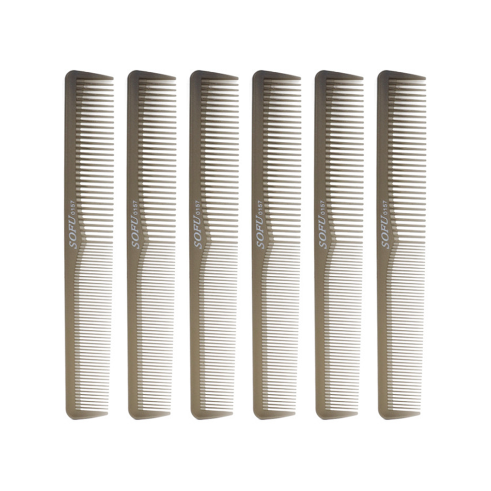 Stylist's Choice: Heat-resistant And Anti-static Hair Combs, Fine Cutting Comb, Lightweight And Durable, For All Hair Types, Portable Design (Silver)