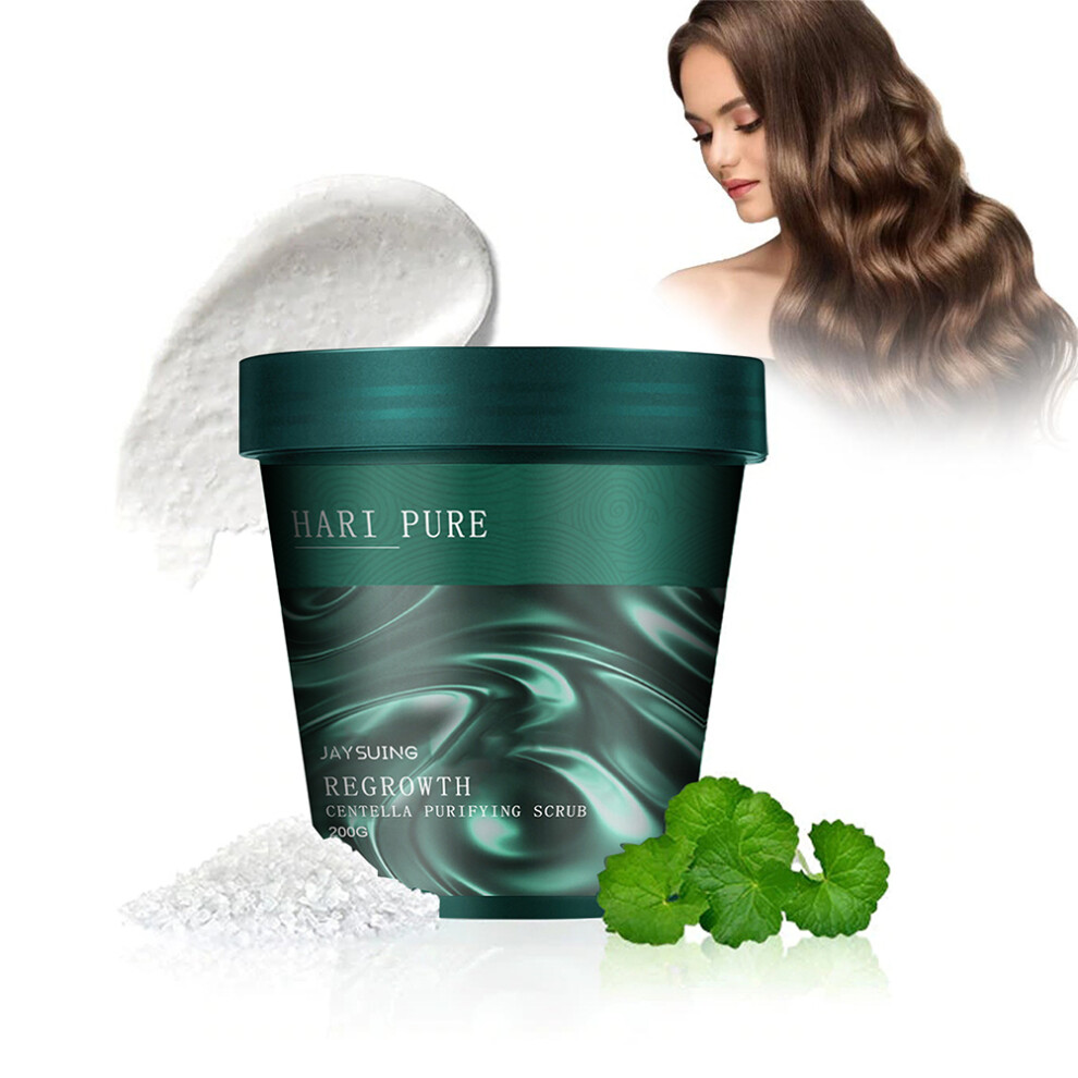 Repairs And Nourishes Hair, Natural Plant Extracts In Scalp Exfoliating Shampoo, Centella Asiatica Purifying Scrub For Healthier Locks, Promotes Grow