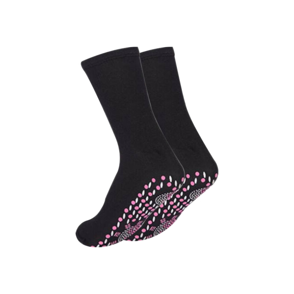Magnetic Therapy Socks for Improved Circulation, Self Heating Socks with Odor Control, Tourmaline Health Sock Technology, Silicone Point Design for F