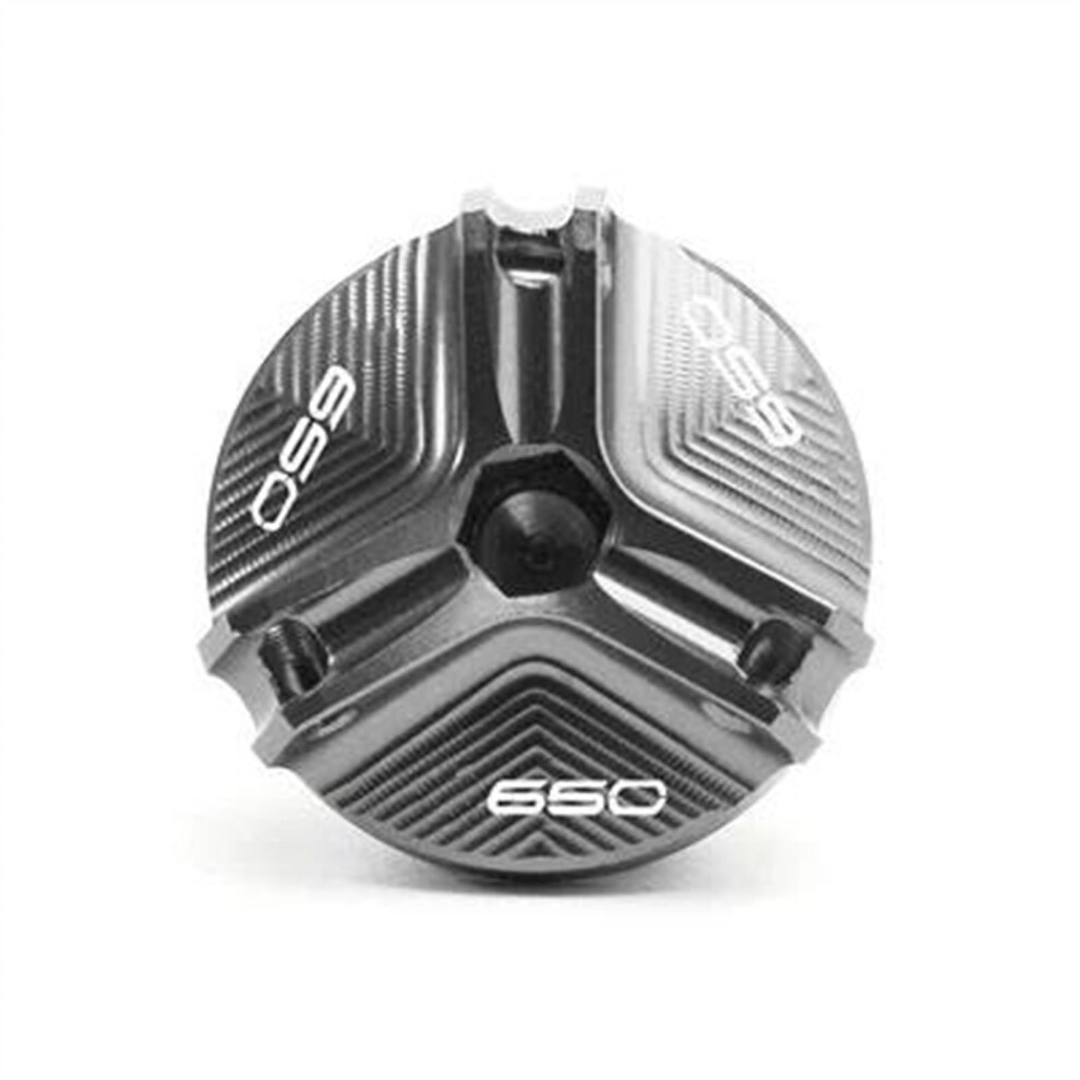 Motorcycle Oil Filler Cap For Kawasaki Z650 20122024 M20x2.5 Secure Fit Durable Design Grey 9347817858938