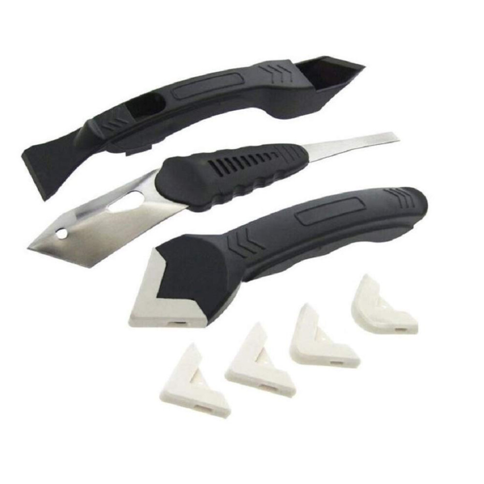 Silicone Sealant Angle Scraper 3Piece Set Grout Kit Residue Removal Tool For Tile 9199774271851
