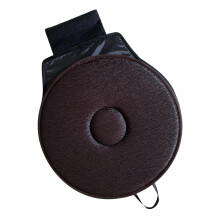 360 Rotating Seat Cushion For Car Swivel Seat Cushion 40x40 Cm Coffee Non Slip Portable Elderly Support